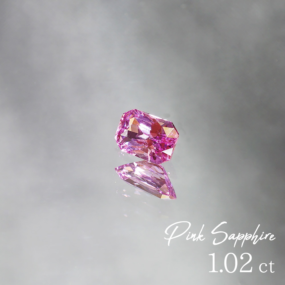 カットオーバルカット天然サファイア ルース ２．８４０ct pink sapphire